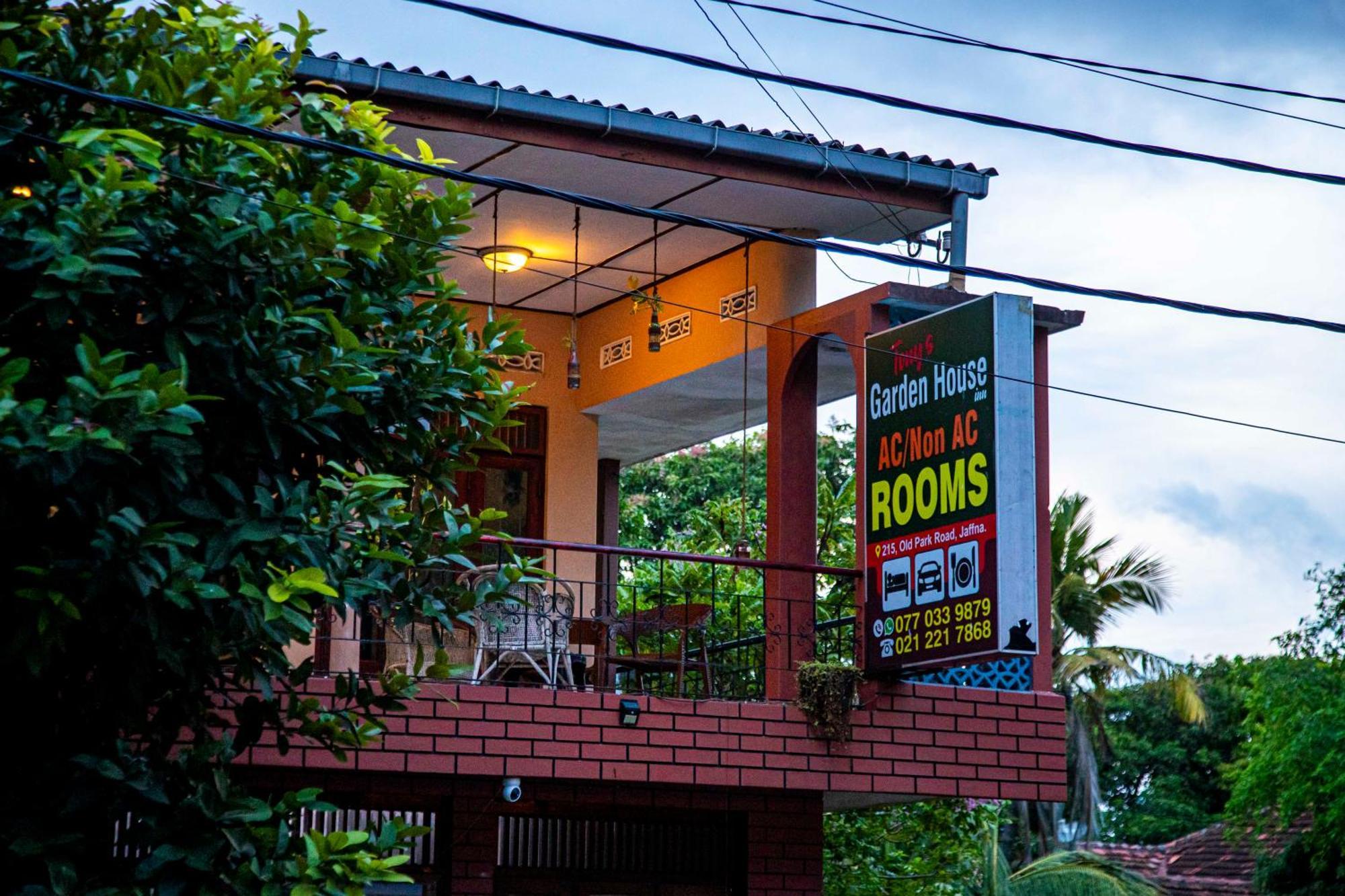 Tony'S Garden House Back Packers Inn Джафна Экстерьер фото